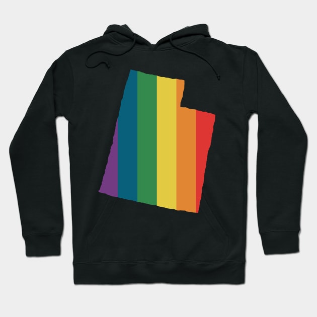 Utah State Rainbow Hoodie by n23tees